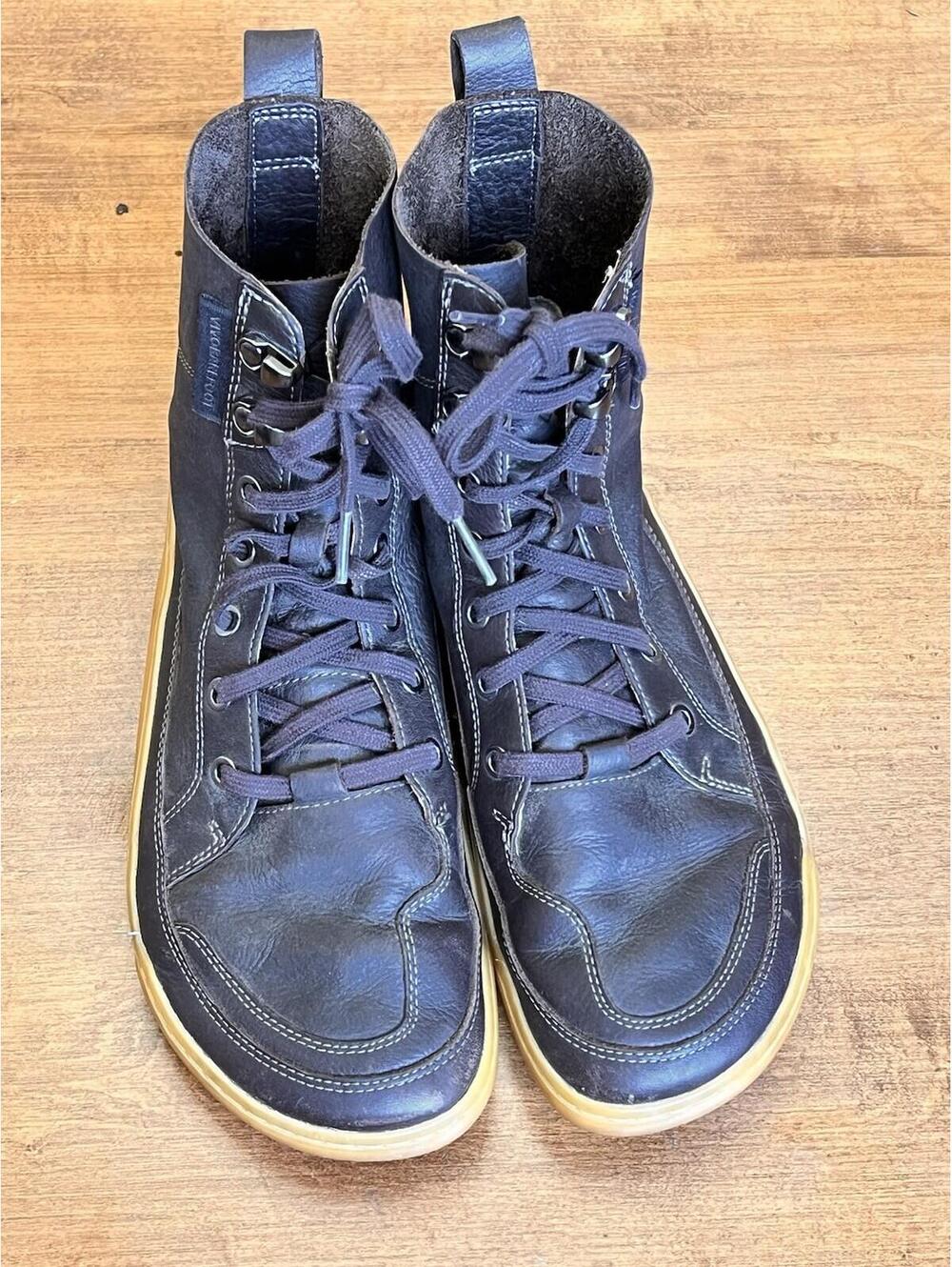 Vivobarefoot Gobi Boots Women's Size 8.5 Brown Bracken Leather Lace Up EU 39